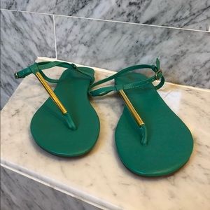 Mossimo Turquoise Sandals, Size US 10